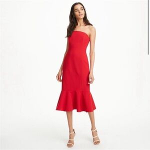 Club Monaco Strapless Mermaid Dress Size 4